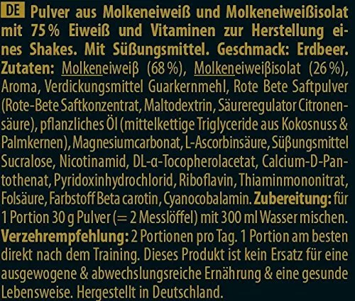 Inkospor X-Treme Whey Protein Pulver 500g Erdbeere 75%