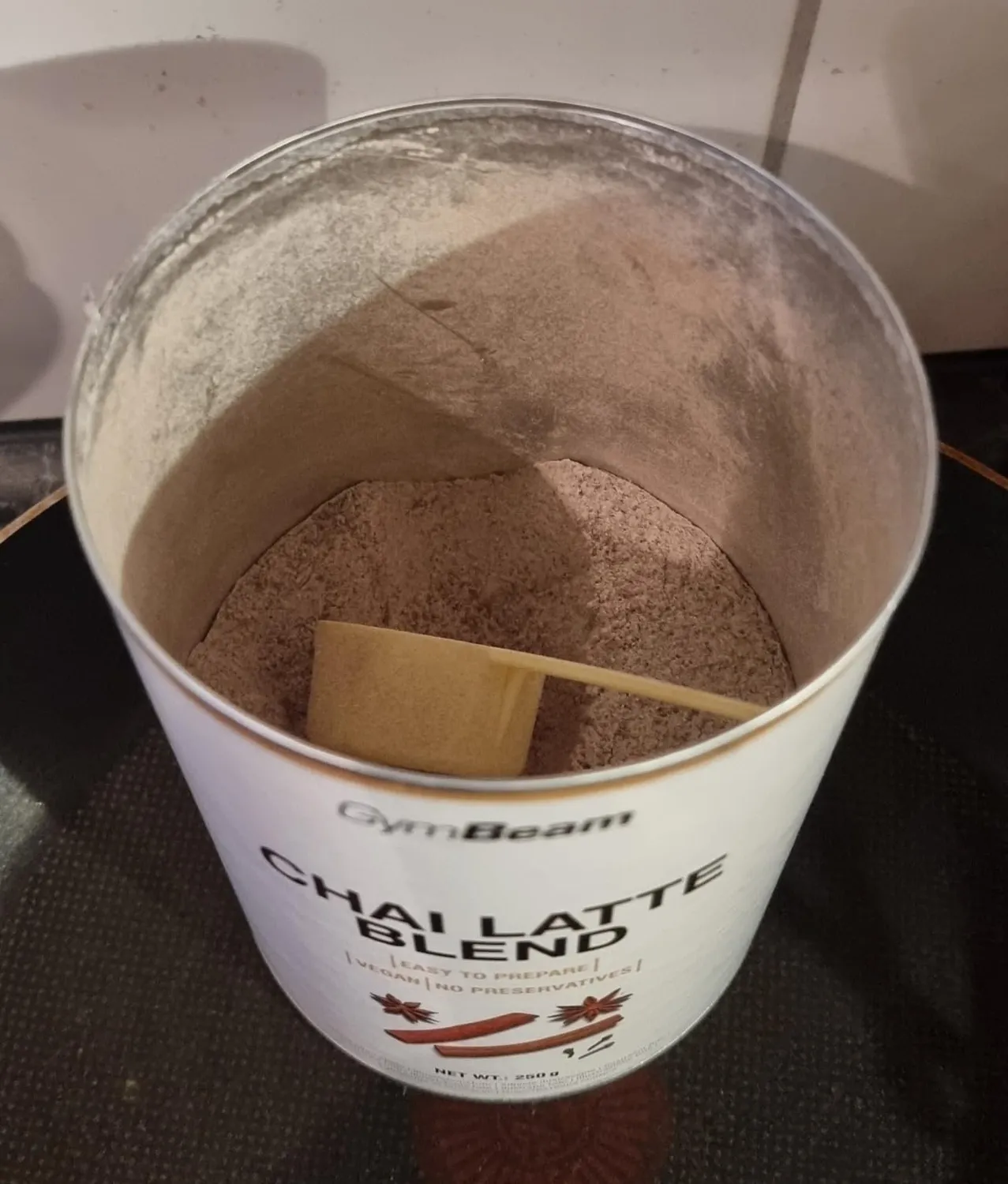 GymBeam Chai Latte Blend Pulver 250 g würzig