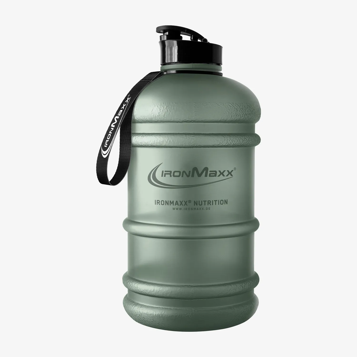 IronMaxx Water Gallon Trinkflasche 2200ml Mineral Green BPA-frei