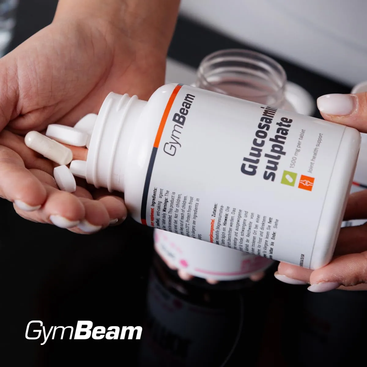 GymBeam Glucosamin Gelenk Kapseln 120 Caps 1500 mg MSM