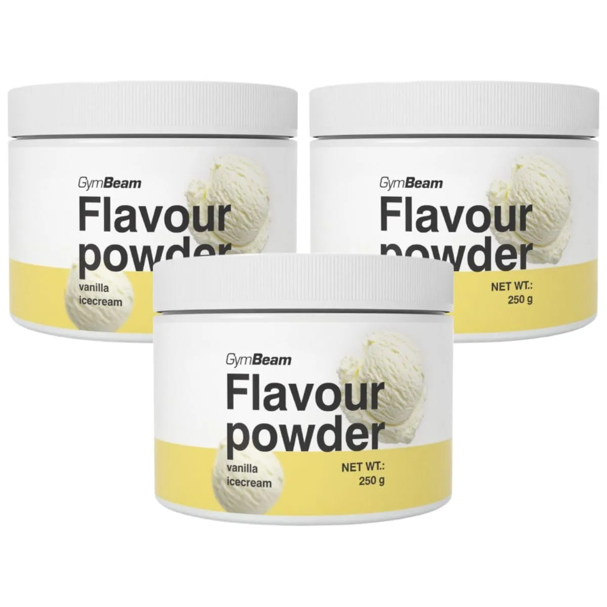 GymBeam Flavour Powder Geschmackspulver Banana Chocochips 250g kalorienarm