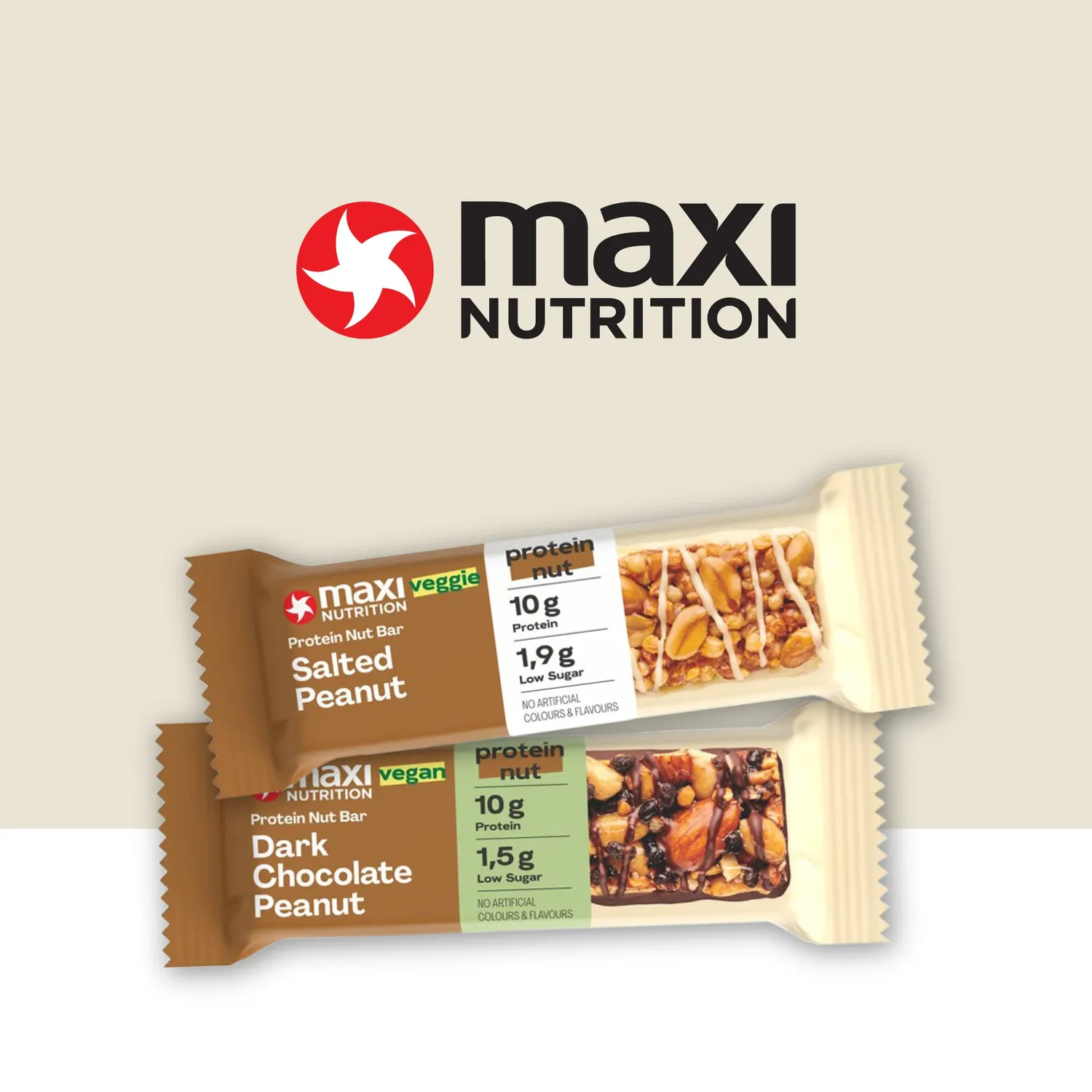 MaxiNutrition Salted Peanut Proteinriegel 18x46g 22% Protein
