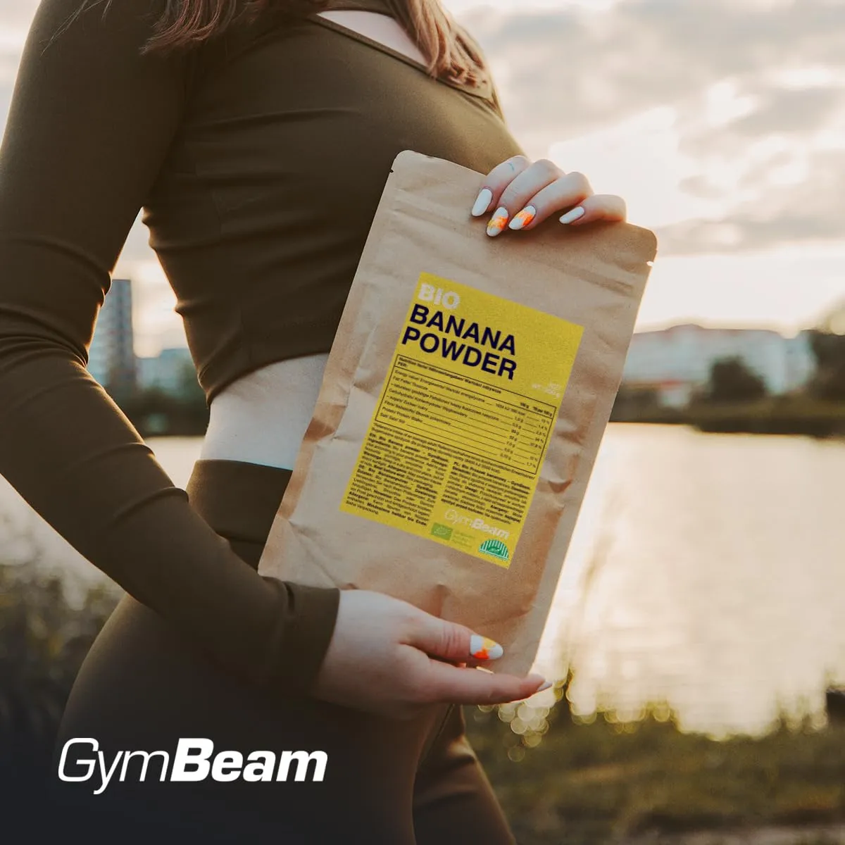 GymBeam Bio Bananenpulver 200g vegan zuckerfrei
