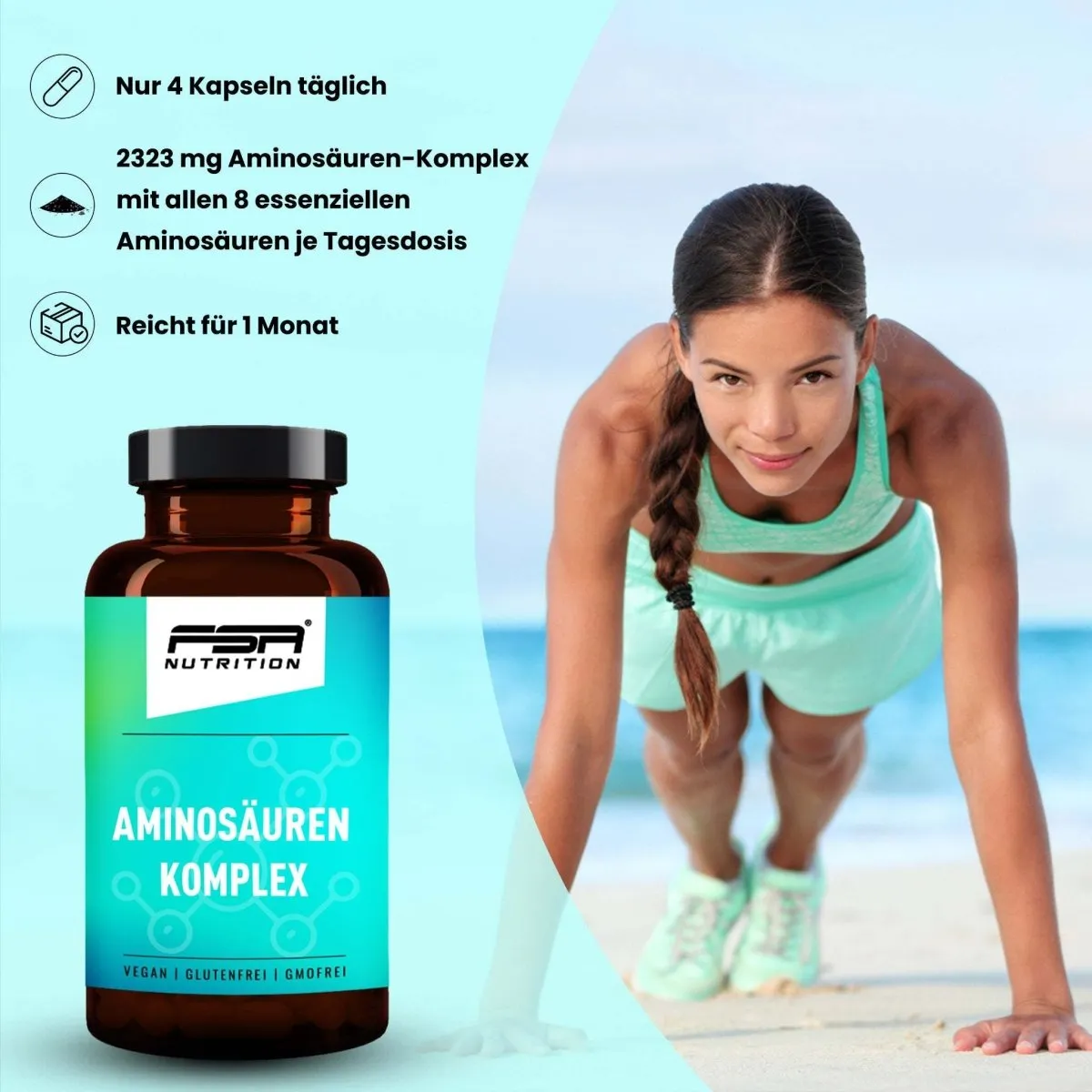 FSA Nutrition Aminosäuren Komplex 2323 mg EAA Kapseln