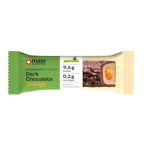 MaxiNutrition Creamy Core Bar 12x45g Dark Chocolate Orange vegan