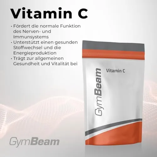 GymBeam Vitamin C Pulver 500 g Ascorbinsäure