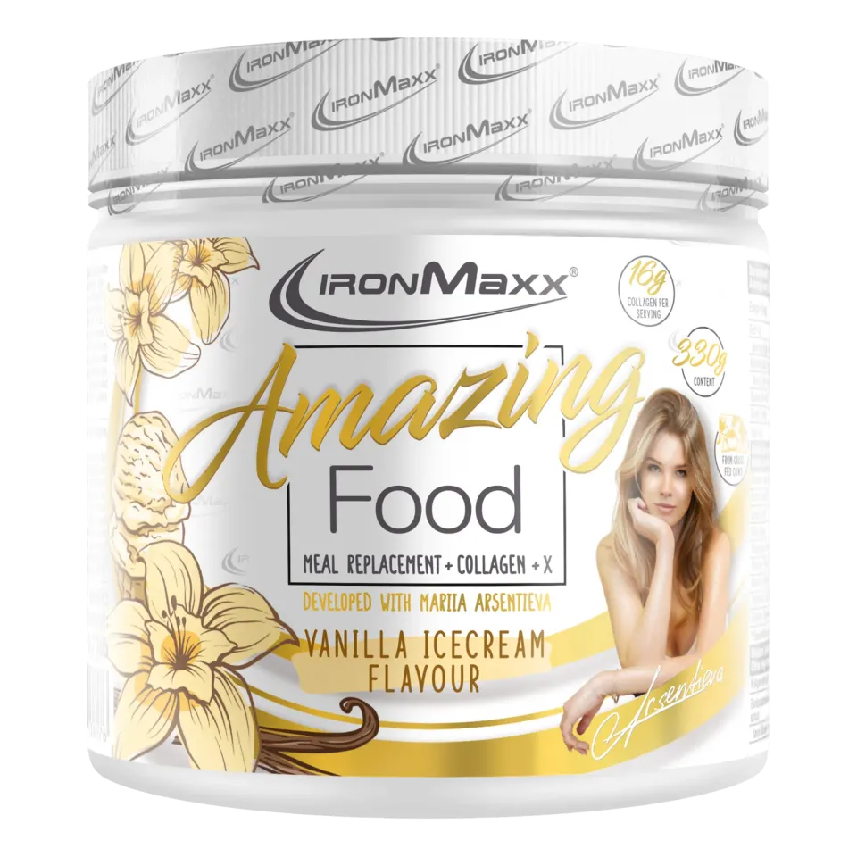 IronMaxx Amazing Food Pulver 330g Vanilla Ice Cream Diät