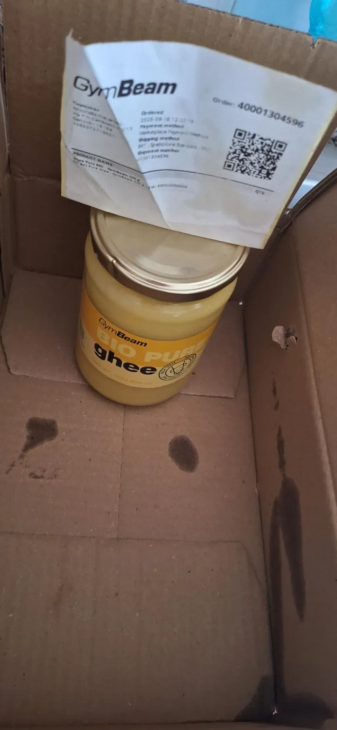 GymBeam Bio Ghee Butterschmalz 500 g laktosefrei