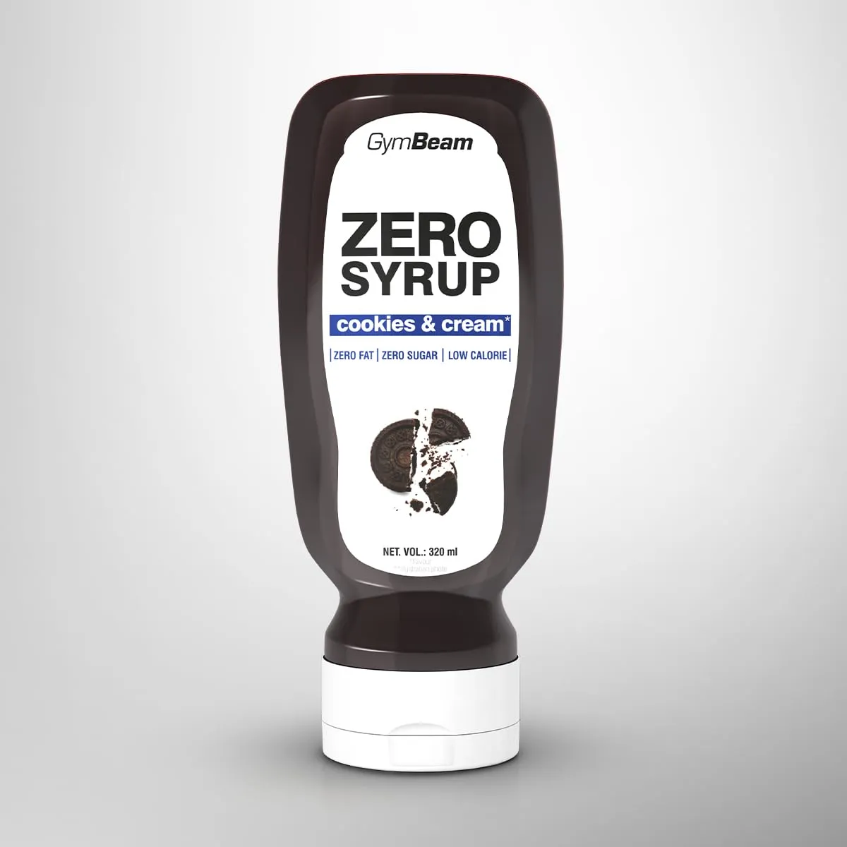 GymBeam ZERO SYRUP Cookies Cream 350ml zuckerfrei