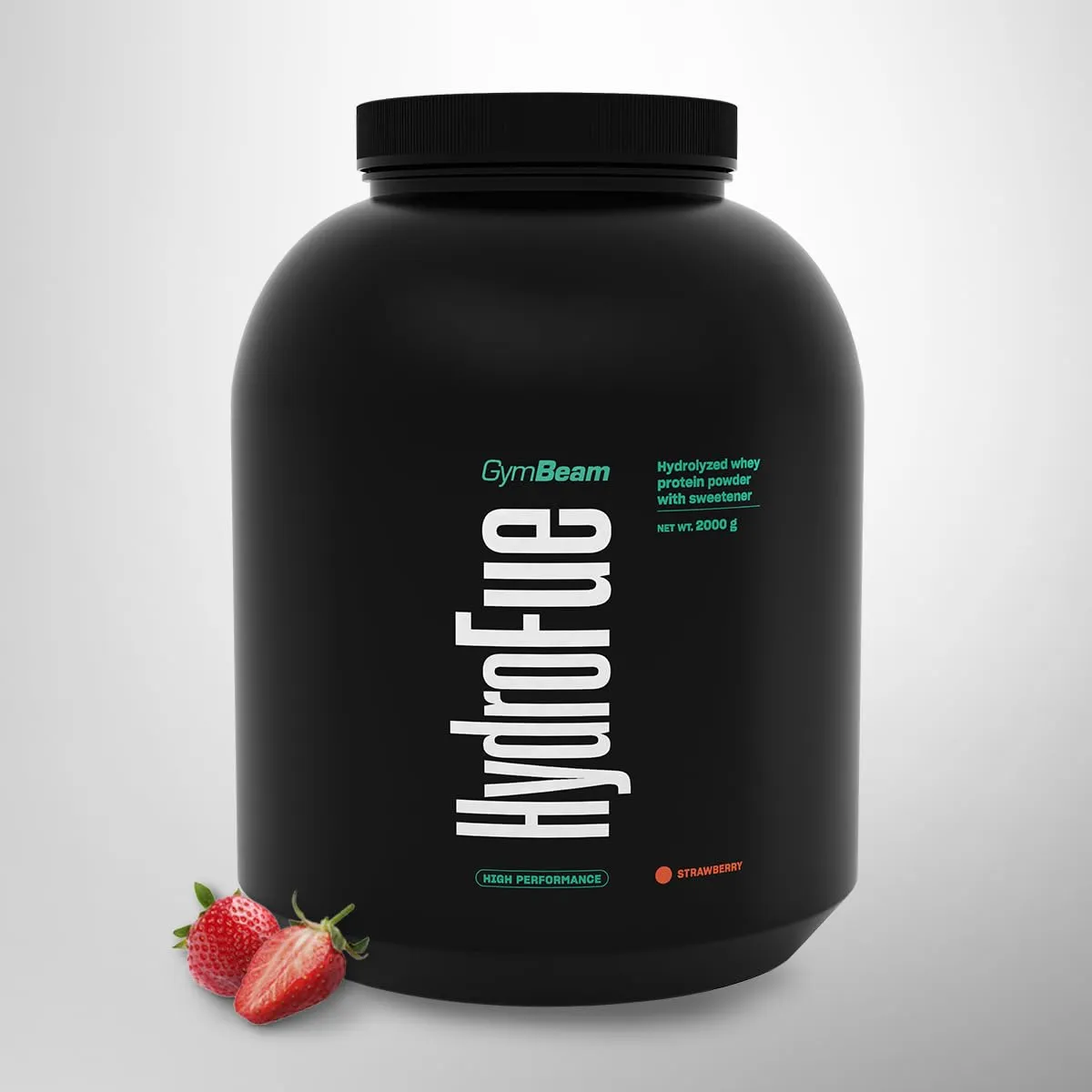 GymBeam HydroFue Whey 2000 g Erdbeere 75,2% Protein