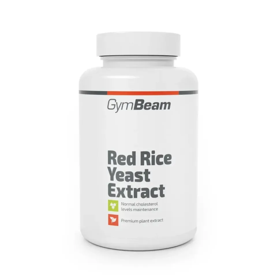 GymBeam Roter Reishefeextrakt Kapseln 90 Stück vegan