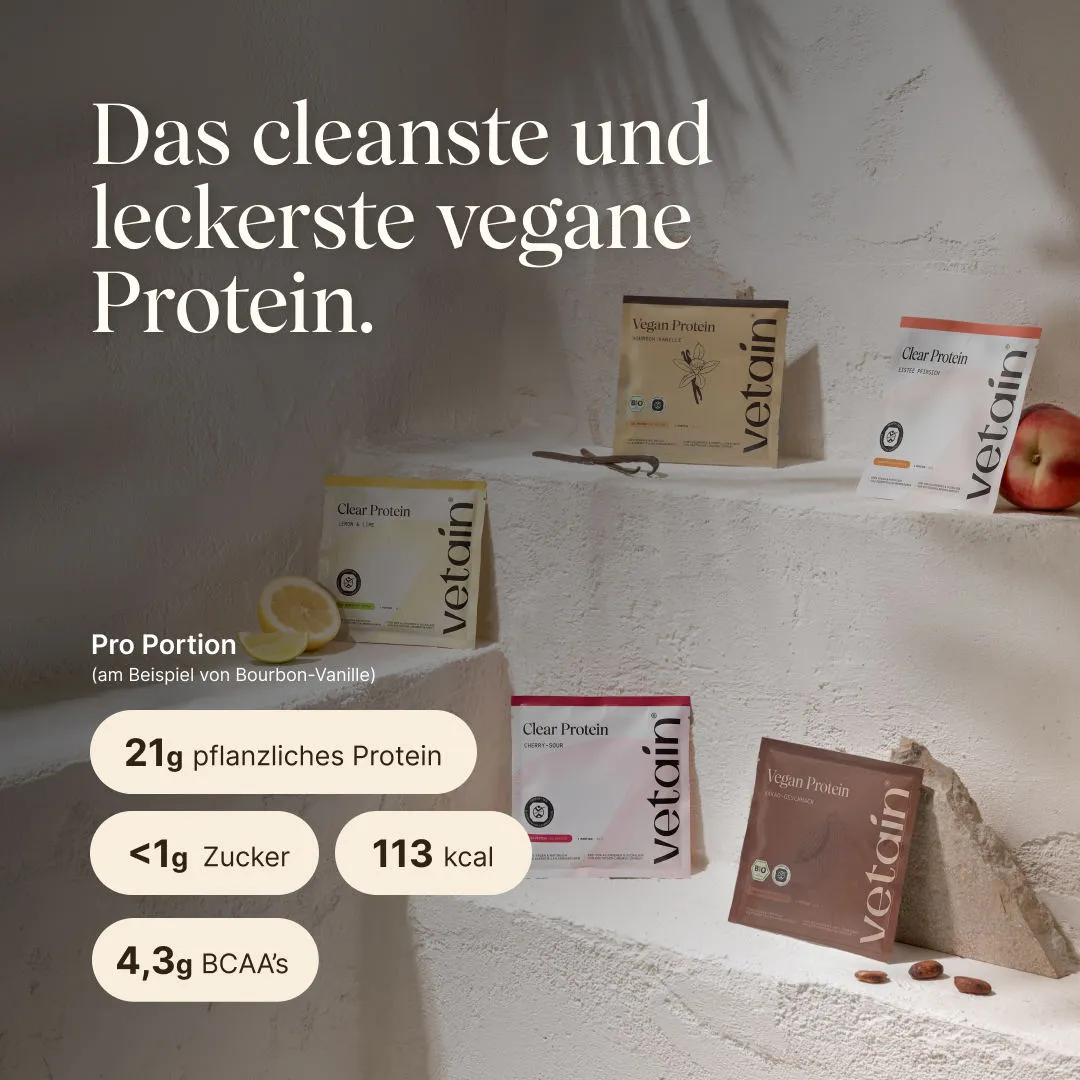 VETAIN Vegan Protein Probe Vanille 30g zum Testen