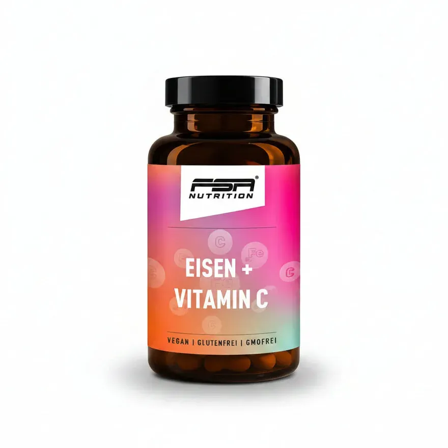 FSA Nutrition Eisen + Vitamin C Nahrungsergänzung hochdosiert