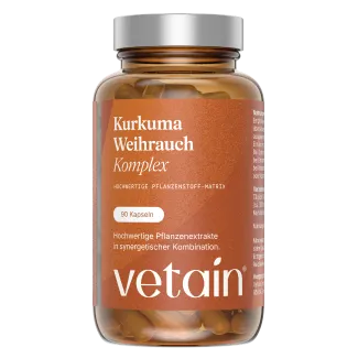 VETAIN Turmeric Frankincense Complex Kapseln 90 Stück