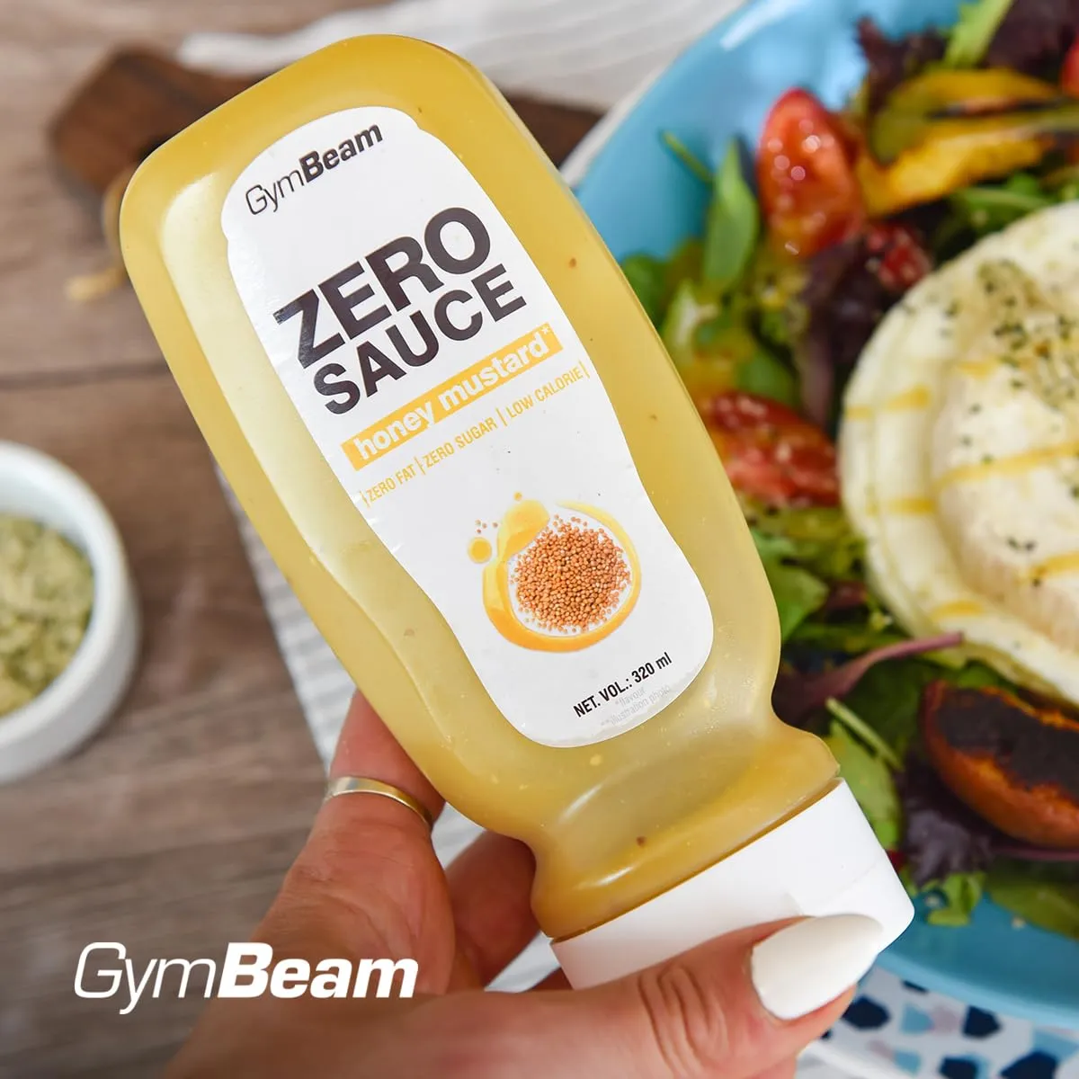 GymBeam Zero Sauce Honig-Senf Sauce 320 ml zuckerfrei
