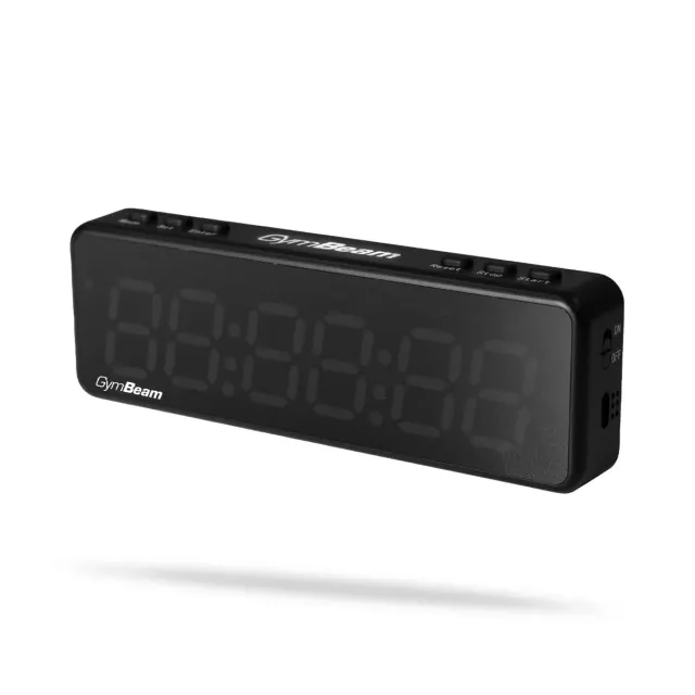 GymBeam Workout-Timer HIIT LED mit Fernbedienung Magnet