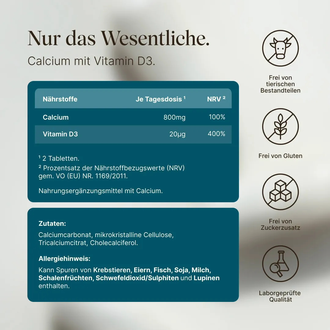 VETAIN Calcium Tabletten 180 Stück Knochen