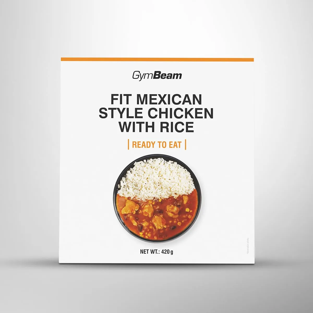 GymBeam Hähnchen Reis Fertiggericht 420 g mexikanisch