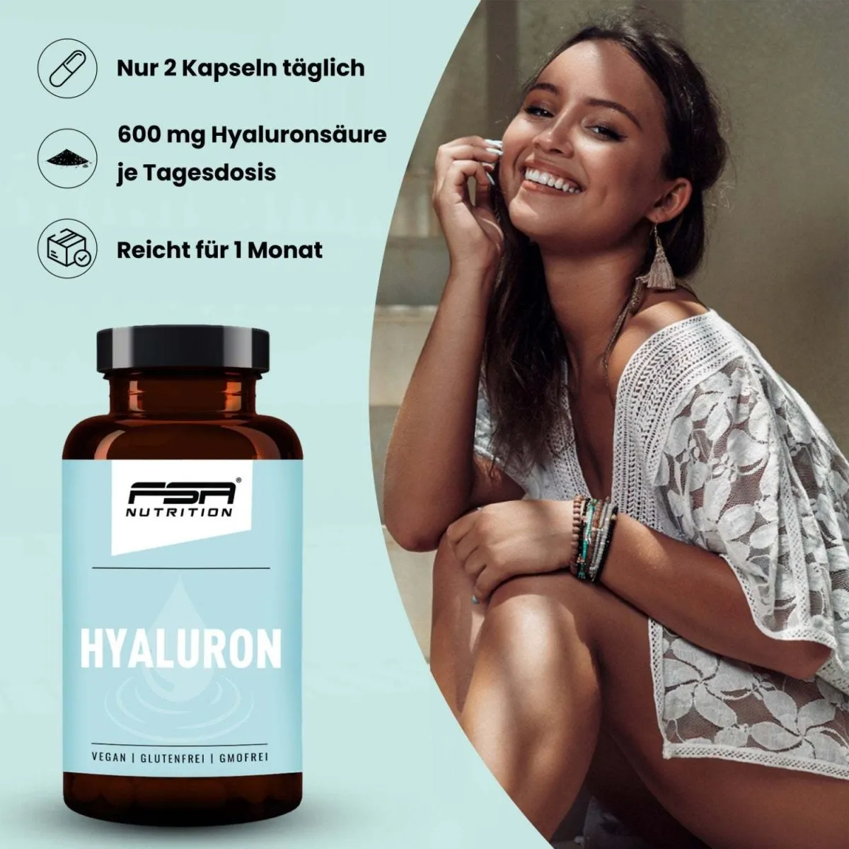 FSA Nutrition Hyaluron Kapseln 600 mg Hyaluronsäure