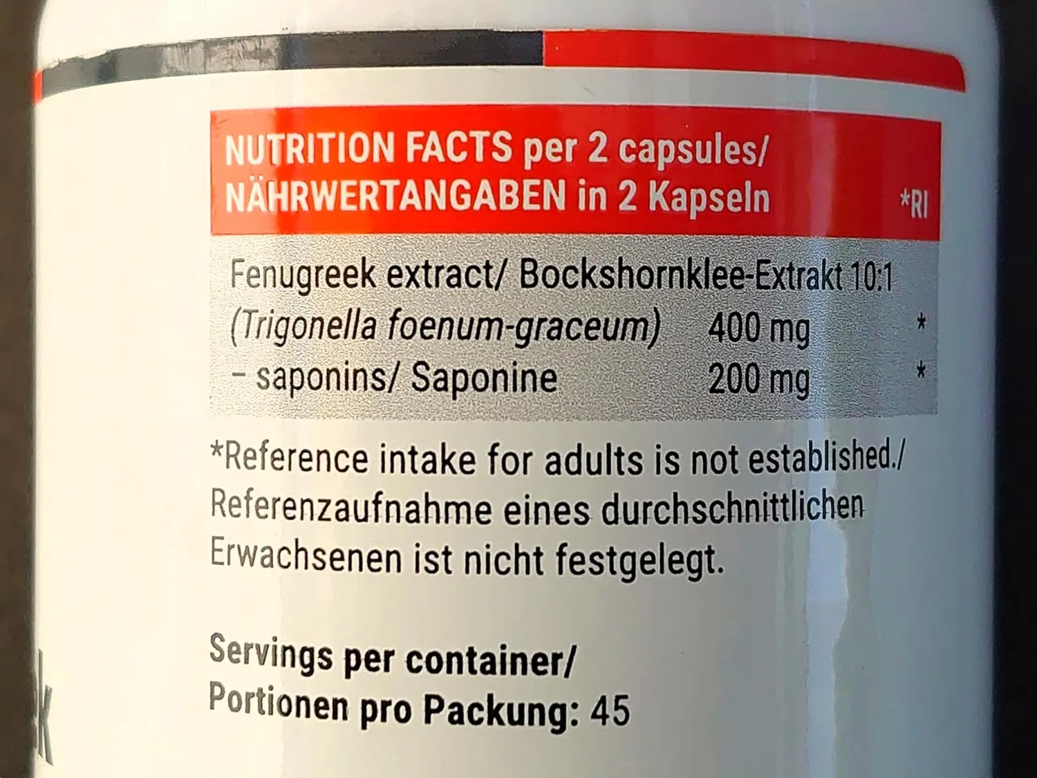 GymBeam Bockshornklee Kapseln 90 Caps mit Saponinen