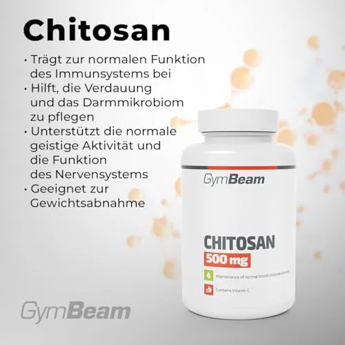 GymBeam Chitosan Tabletten 120 Stück mit Vitamin C