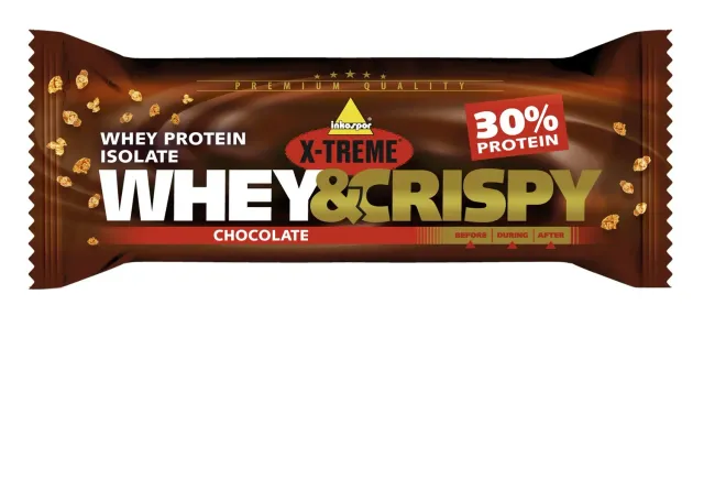 Inkospor X-Treme Whey Crispy Riegel Schoko 24x50g 30%