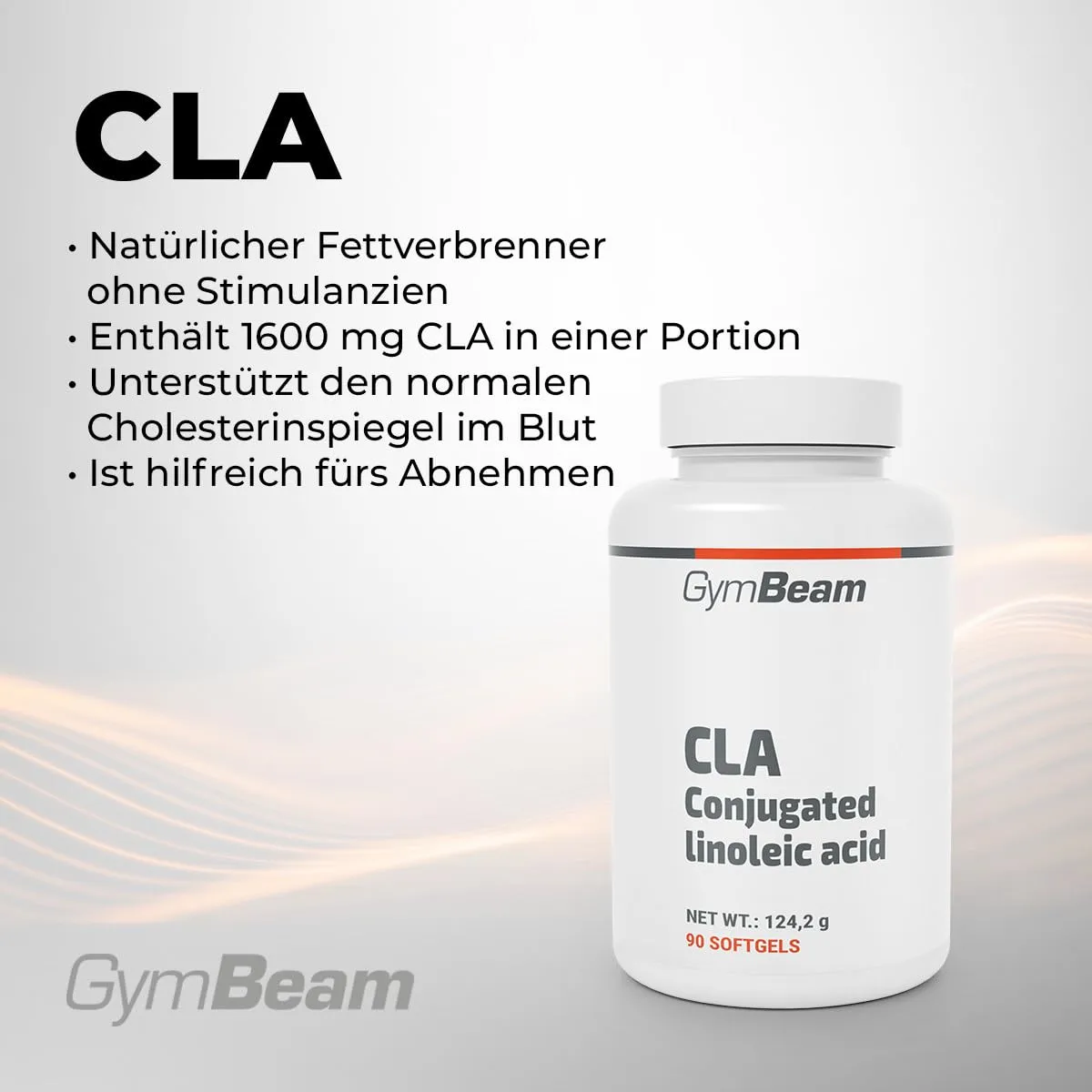 GymBeam CLA Kapseln 90 caps Fatburner