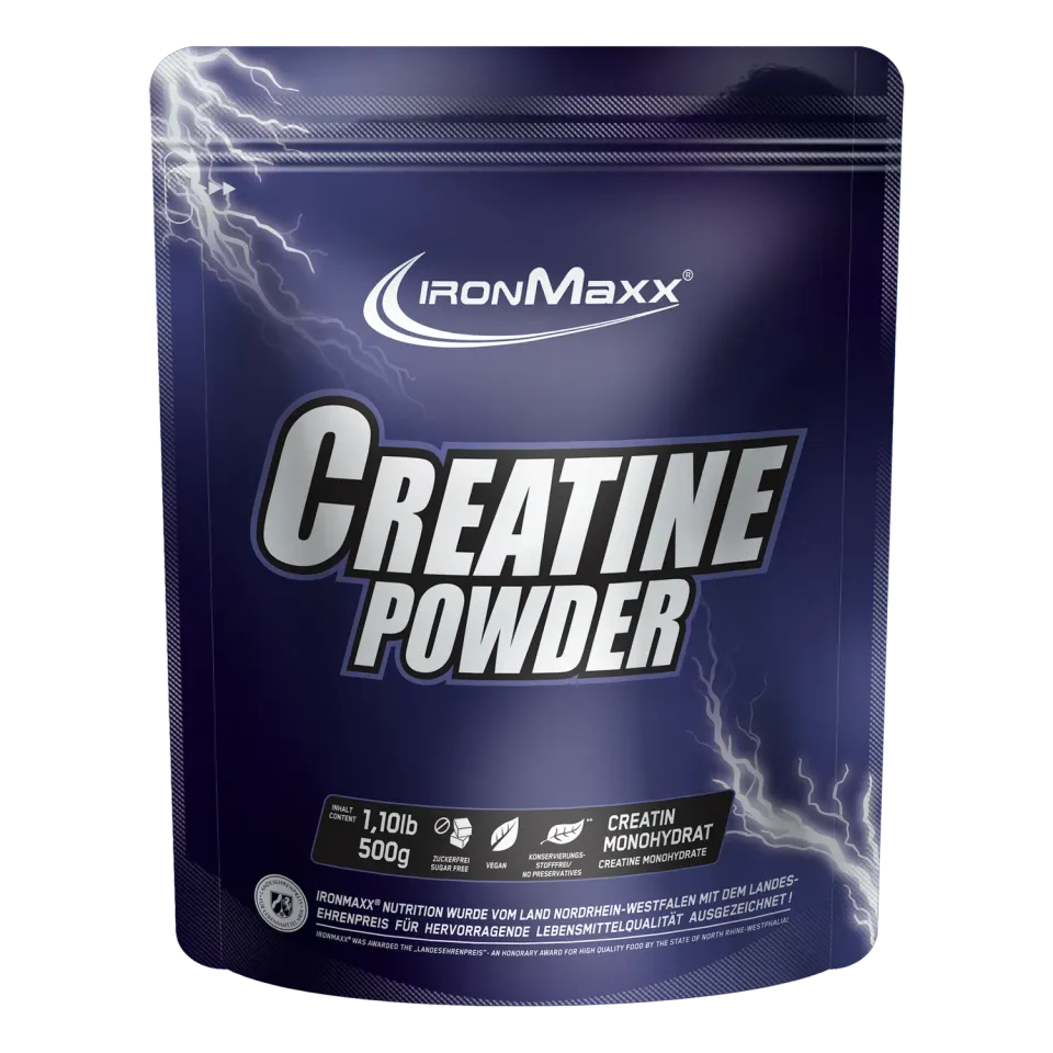 IronMaxx Creatine Monohydrat Pulver 500g vegan