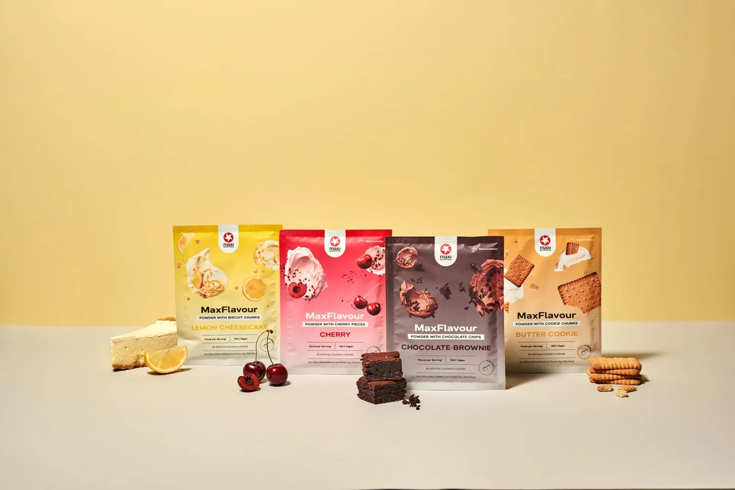 MaxiNutrition MaxFlavour Cherry Geschmackspulver 12x30g zuckerfrei