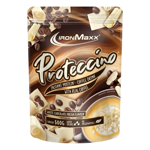 IronMaxx Proteccino Proteinpulver White Chocolate Mocha 500g