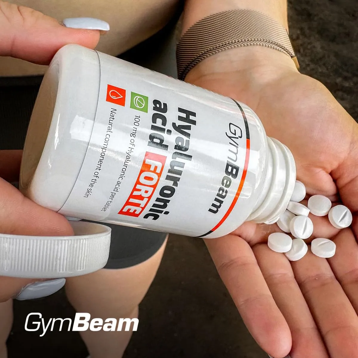 GymBeam Hyaluronsäure Forte Kapseln 90 Stück vegan