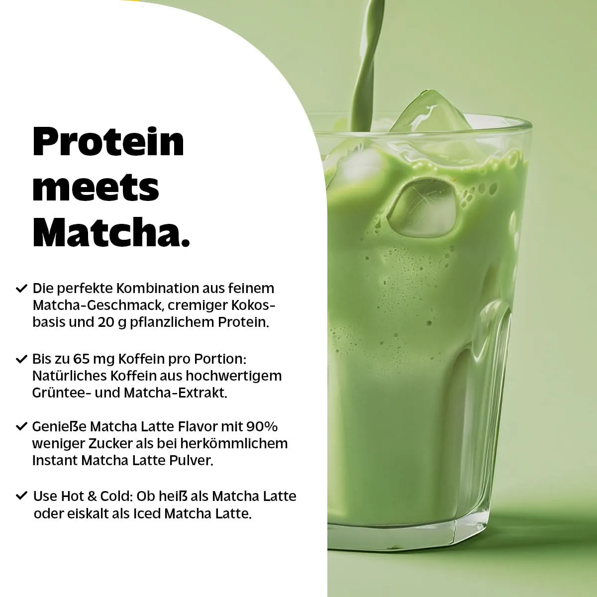 Rocka Nutrition Protein Matcha Latte 600 g vegan 20 g Protein