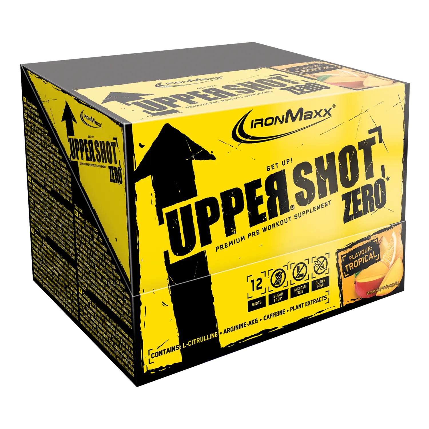 IronMaxx Upper Shot ZERO Booster 12x60ml Tropical zuckerfrei