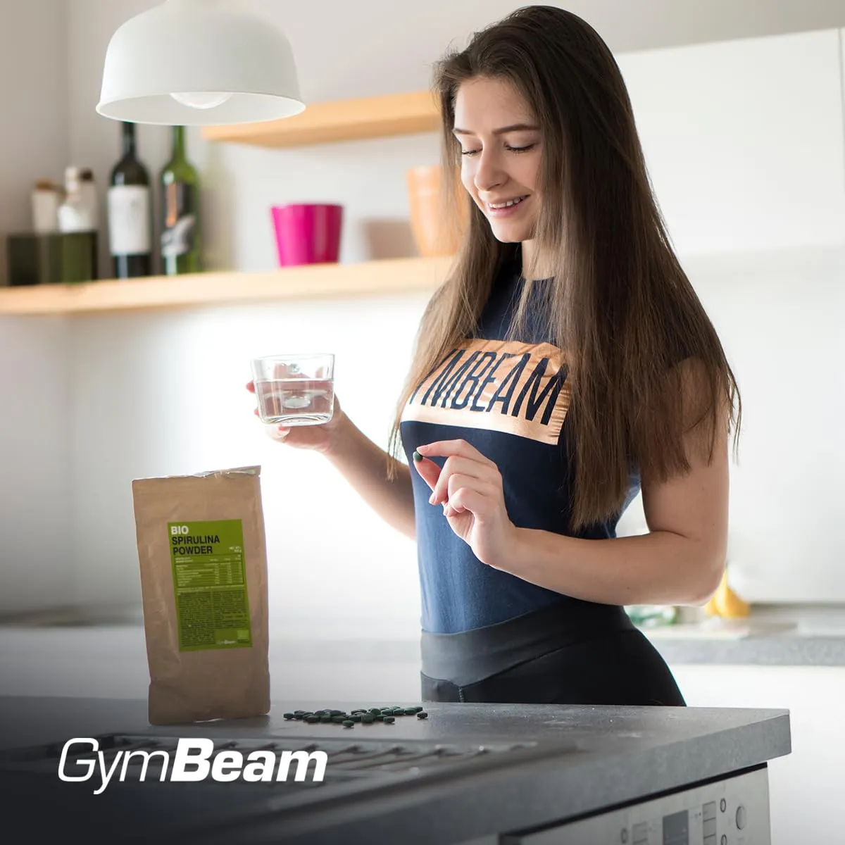 GymBeam Bio Spirulina Pulver 250g vegan
