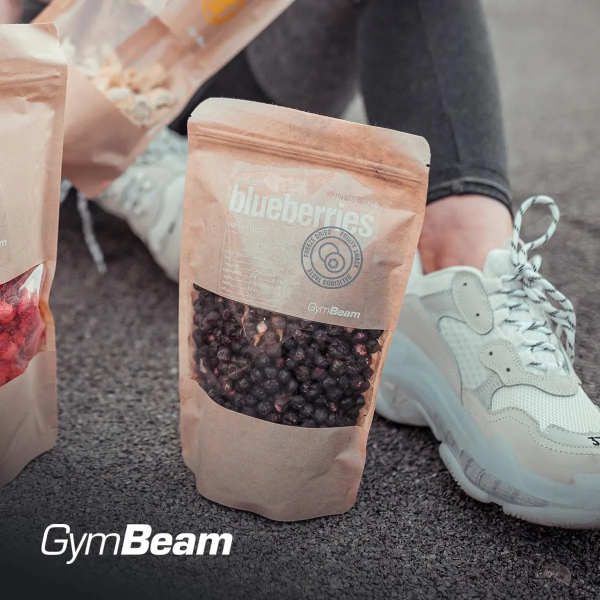 GymBeam Heidelbeeren gefriergetrocknet 100 g zuckerfrei