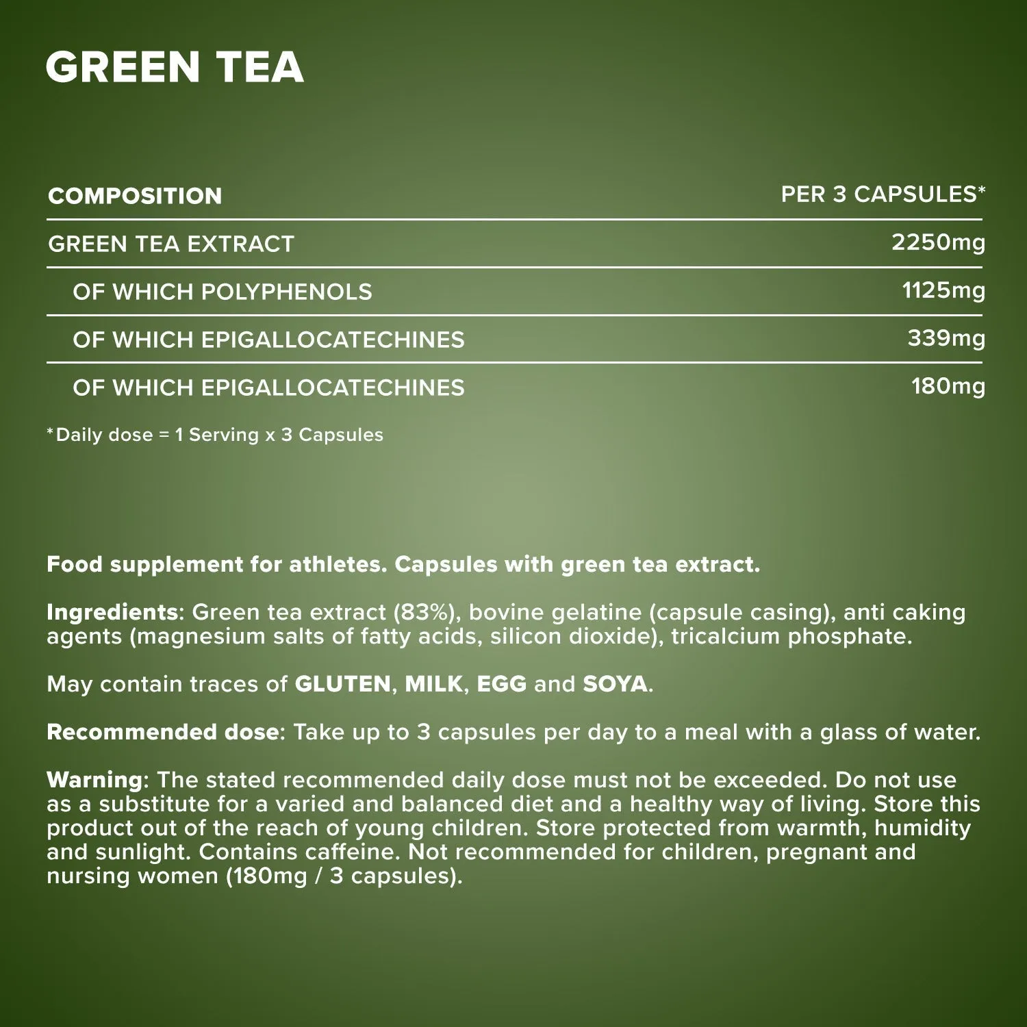 IronMaxx Green Tea Grüntee Extrakt Kapseln 300 Stk. Diät