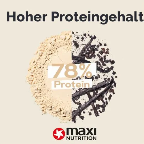 MaxiNutrition Whey Protein Pulver 1260g Vanille low carb