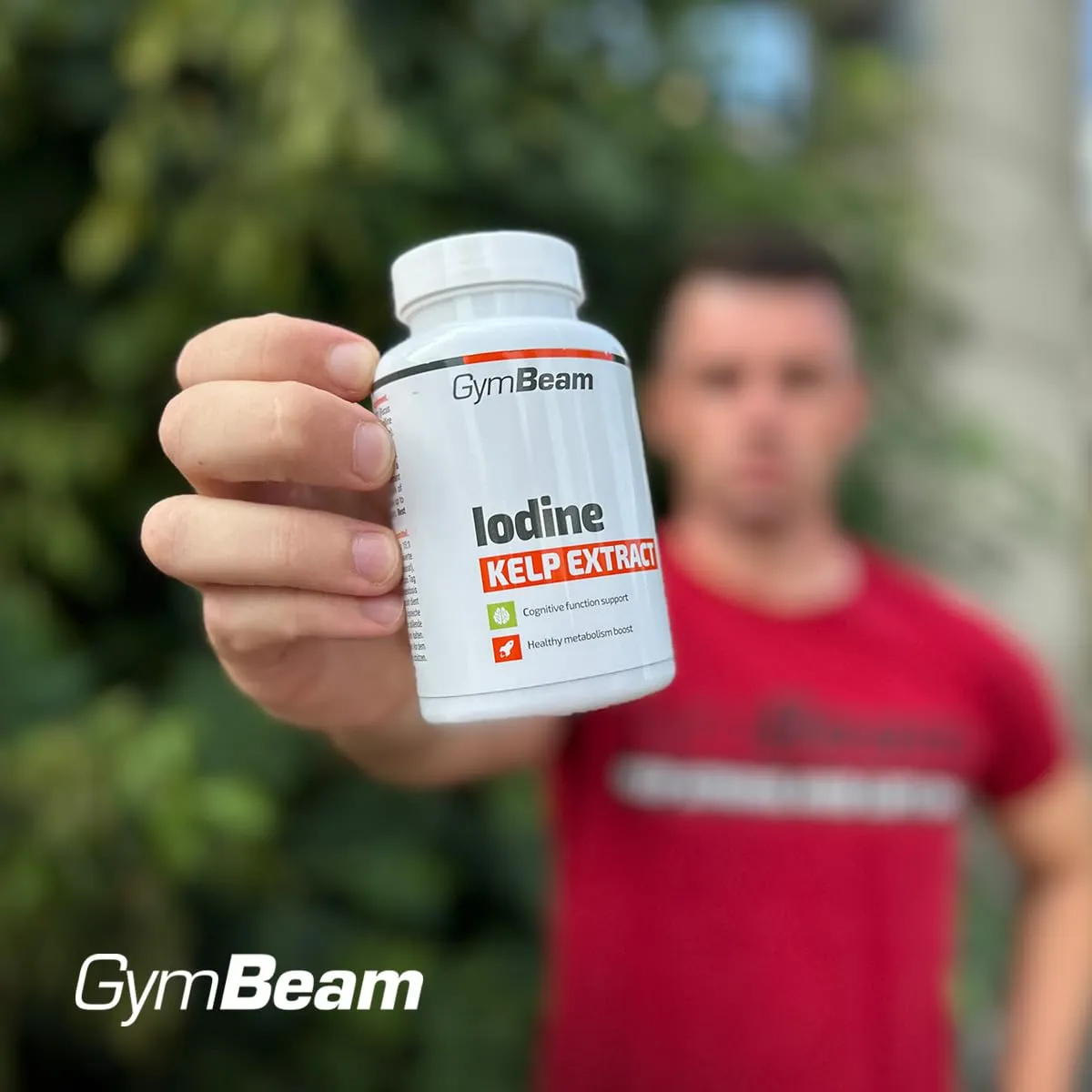 GymBeam Jod Tabletten Algen-Extrakt 325 µg 90 Caps vegan