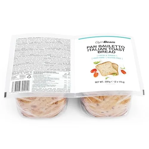 GymBeam Italienisches Toastbrot glutenfrei 350 g ballaststoffreich