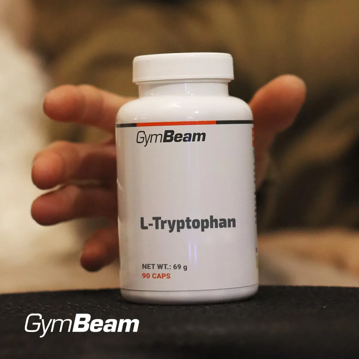 GymBeam L-Tryptophan Kapseln 90 Stk 500 mg vegan