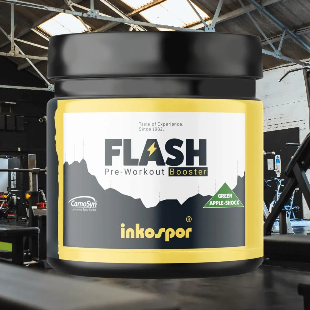Inkospor Flash Booster 300g Green Apple Pre-Workout