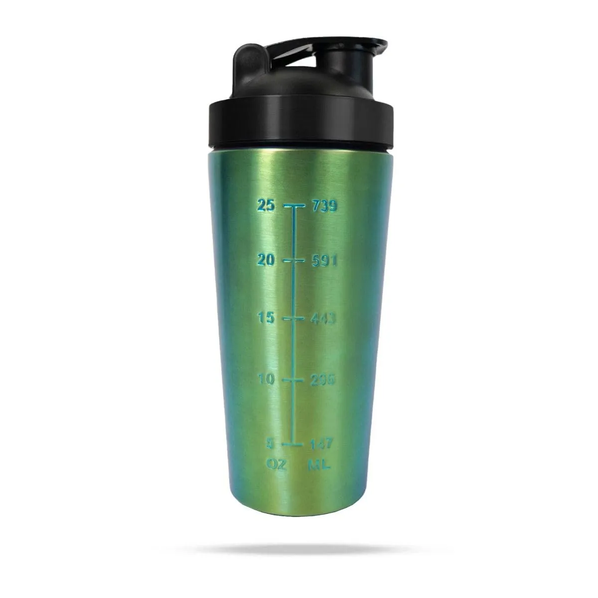 GymBeam Steel Shaker Holo Edelstahl 750 ml geruchsfrei