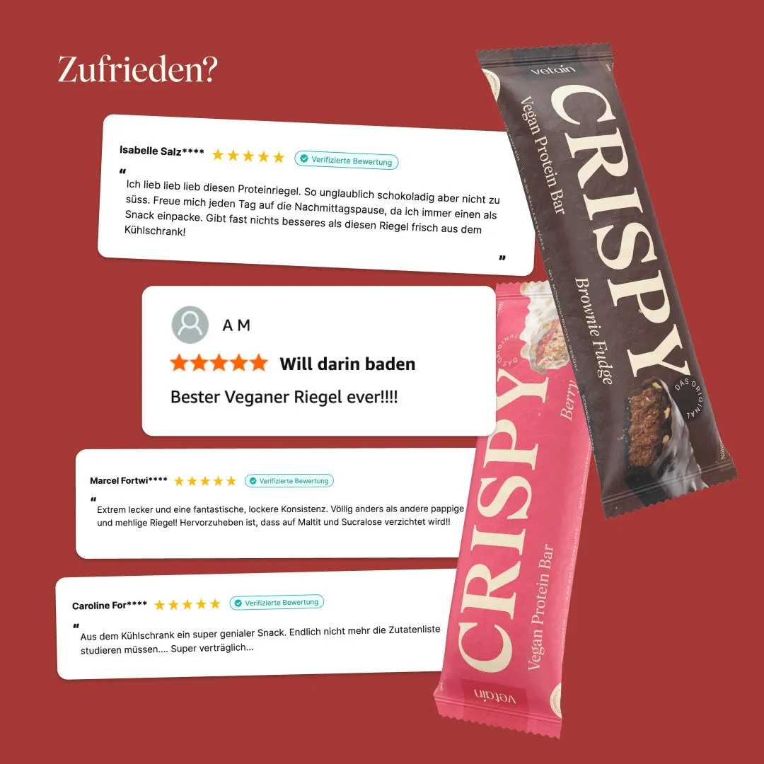 Vetain Crispy Proteinriegel Mixed Box 12er Pack