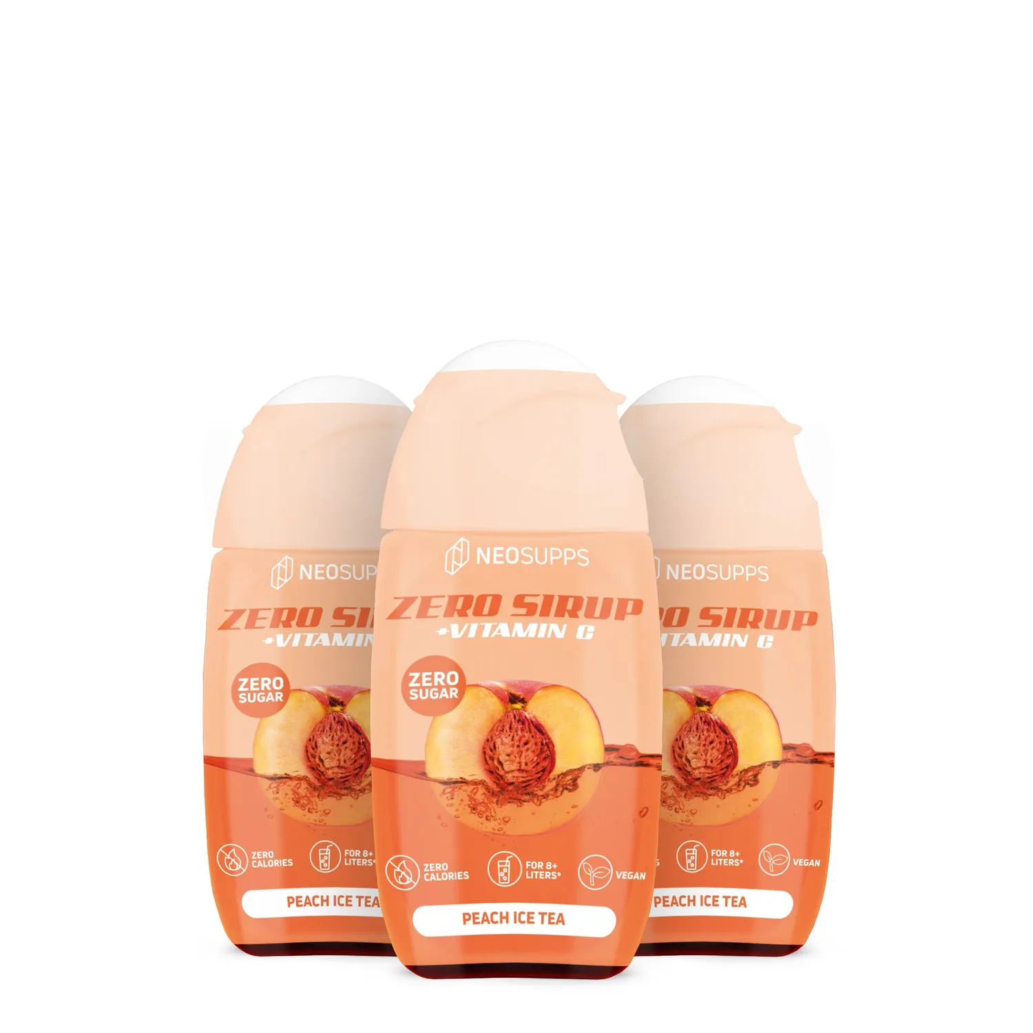 Neosupps Zero Sirup Peach Ice Tea Sirup 65ml zuckerfrei
