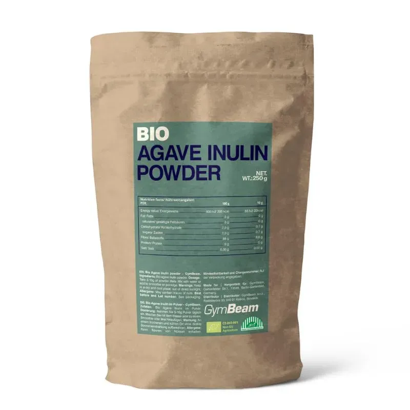 GymBeam Bio Agave Inulin Pulver 250 g vegan