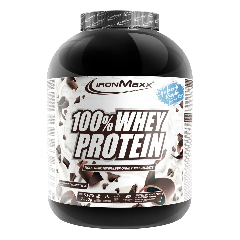 IronMaxx 100% Whey Protein Stracciatella 2350 g zuckerfrei
