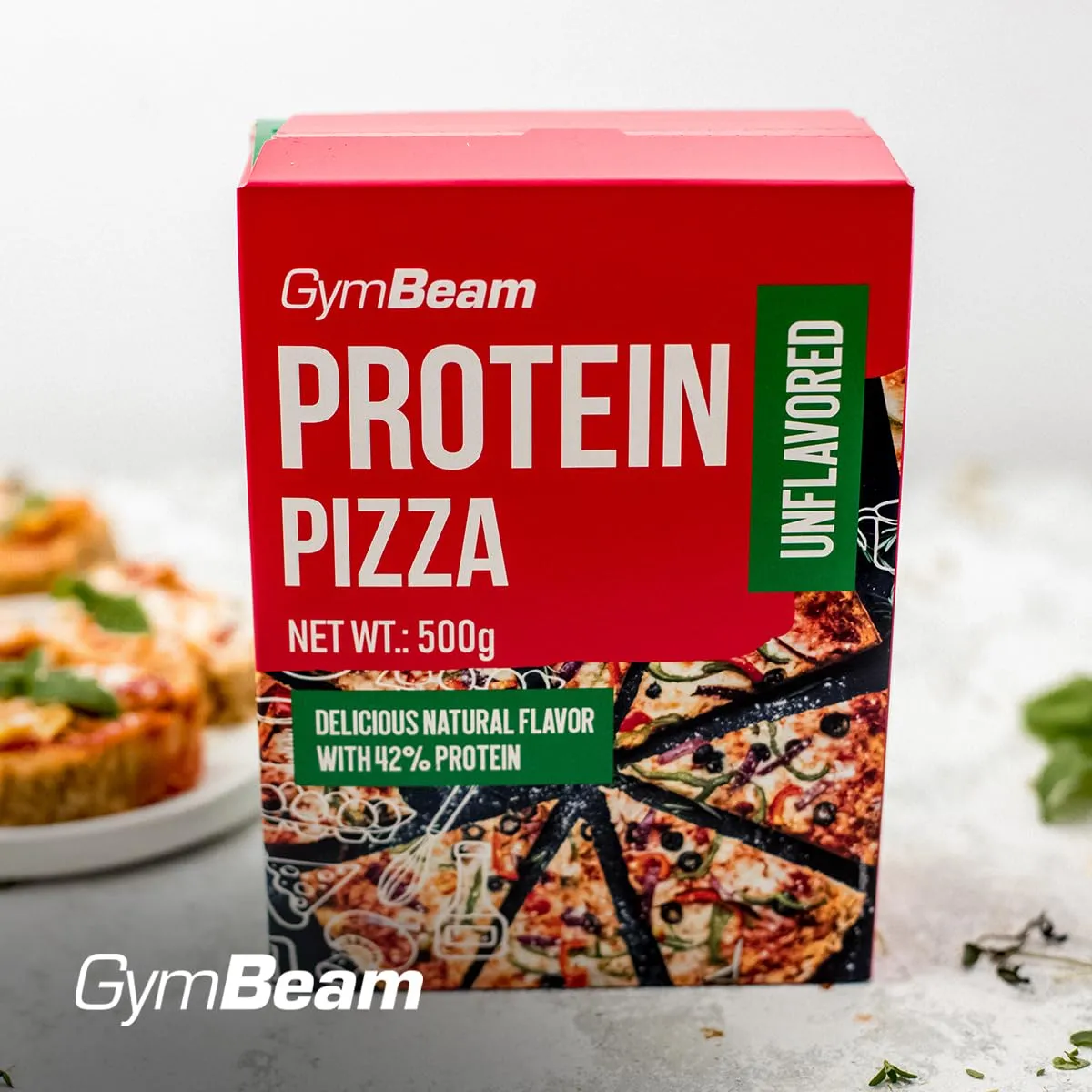 GymBeam Protein Pizza Backmischung Cheese 500 g proteinreich