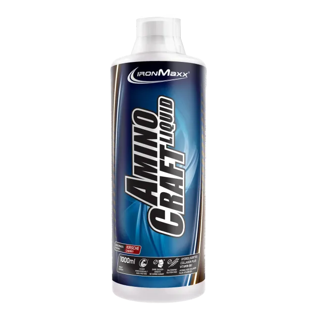 IronMaxx AminoCraft Liquid Aminos Kirsche 1000ml mit BCAA