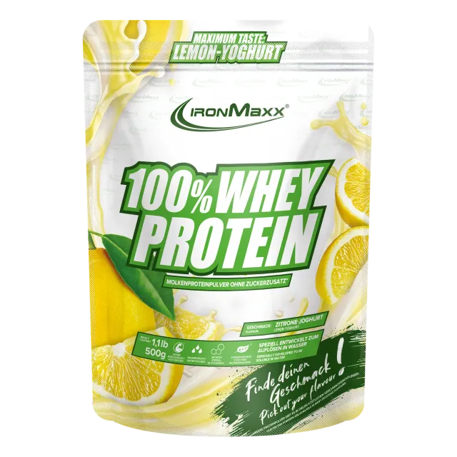 IronMaxx 100% Whey Protein 500g Lemon-Yoghurt