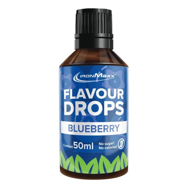 IronMaxx Flavour Drops 50ml Blaubeere ohne Zucker